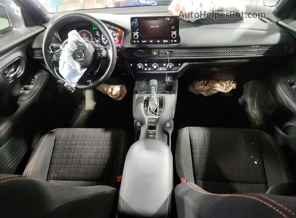 3CZRZ2H57PM713083 2023 HONDA HR-V Blue Dashboard view