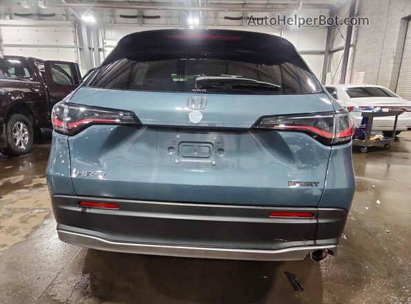 3CZRZ2H57PM713083 2023 HONDA HR-V Blue Rear view