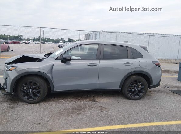 3CZRZ2H57RM738391 2024 HONDA HR-V Серый Панорамный вид салона 360°