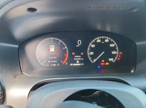 3CZRZ2H57SM721600 2025 HONDA HR-V Синий Вид щитка приборов
