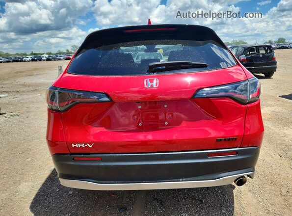 3CZRZ2H58PM722987 2023 HONDA HR-V Red Вид ззаду