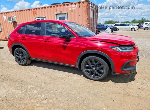 3CZRZ2H58PM722987 2023 HONDA HR-V Red Передня права чверть