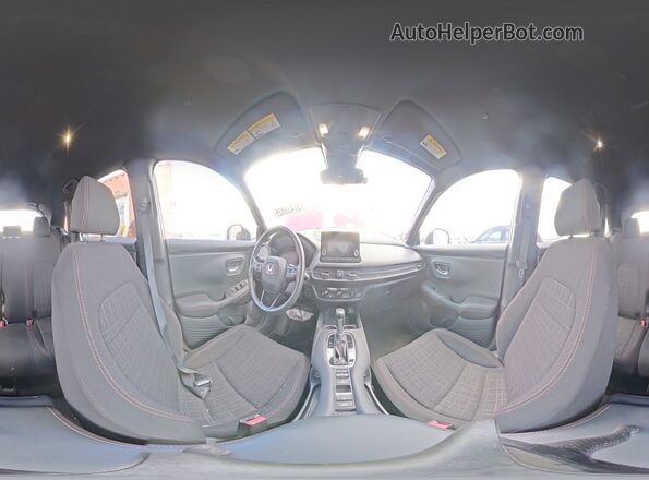 3CZRZ2H58PM722987 2023 HONDA HR-V Red Вид наклейки з VIN-кодом