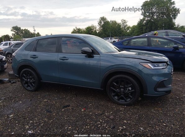 3CZRZ2H58RM722510 2024 HONDA HR-V Light Blue Widok wnętrza 360 stopni