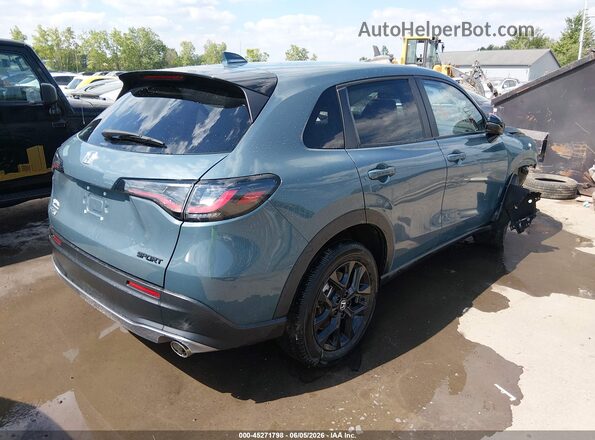 3CZRZ2H58RM746466 2024 HONDA HR-V Light Blue Trasero derecho