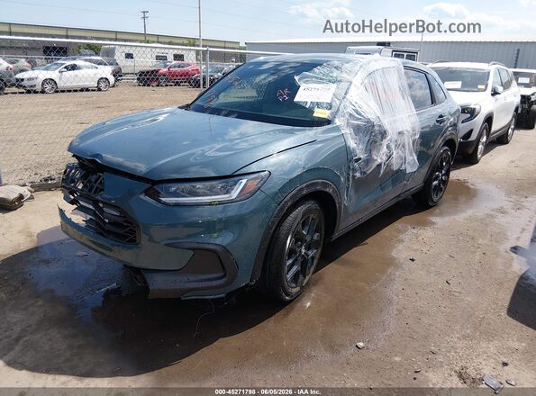 3CZRZ2H58RM746466 2024 HONDA HR-V Light Blue Vista tres cuartos delantera izquierda