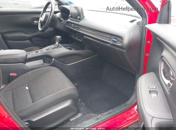 3CZRZ2H58RM775918 2024 HONDA HR-V Red Widok wnętrza z przodu