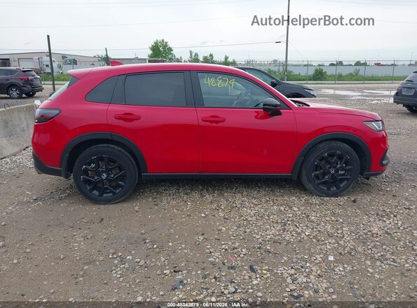 3CZRZ2H58RM775918 2024 HONDA HR-V Red Widok wnętrza z tyłu