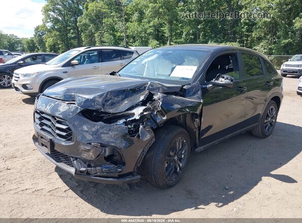 3CZRZ2H58TM764344 2026 HONDA HR-V Black Առջևի ձախ երեք քառորդ տեսարան