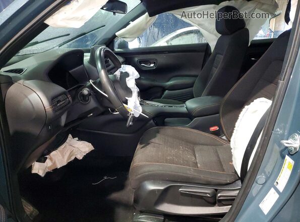 3CZRZ2H59RM763700 2024 HONDA HR-V Teal Widok wnętrza z przodu