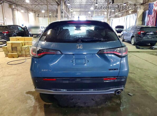 3CZRZ2H59RM763700 2024 HONDA HR-V Teal Widok z tyłu
