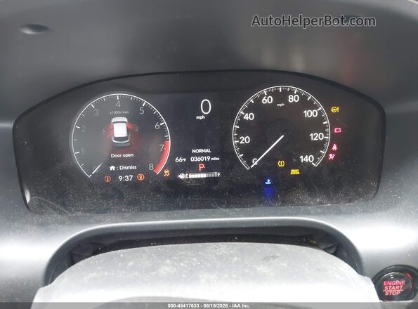 3CZRZ2H59SM703082 2025 HONDA HR-V Серый Вид задних сидений