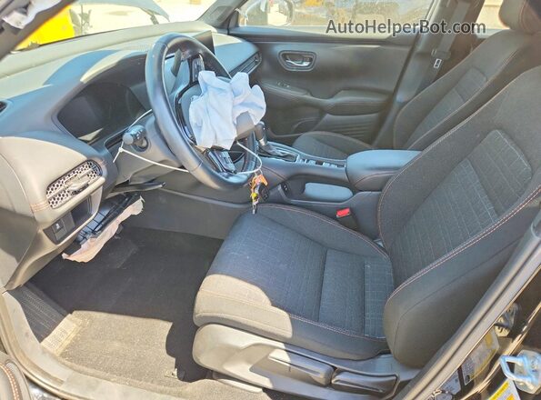 3CZRZ2H59SM760172 2025 HONDA HR-V Black Front interior view