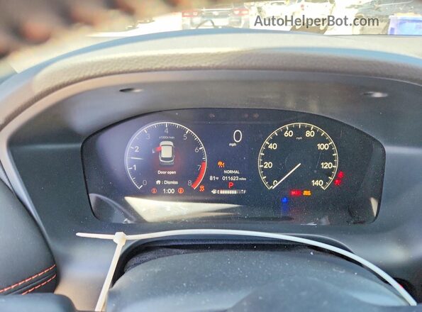 3CZRZ2H59SM760172 2025 HONDA HR-V Black Instrument cluster view
