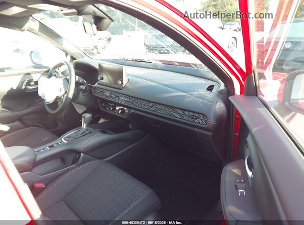3CZRZ2H59SM777103 2025 HONDA HR-V Red Вид салону спереду