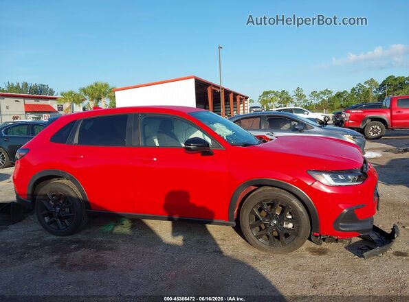 3CZRZ2H59SM777103 2025 HONDA HR-V Red Панорамний вид салону 360°