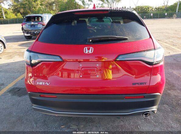 3CZRZ2H59SM777103 2025 HONDA HR-V Red 