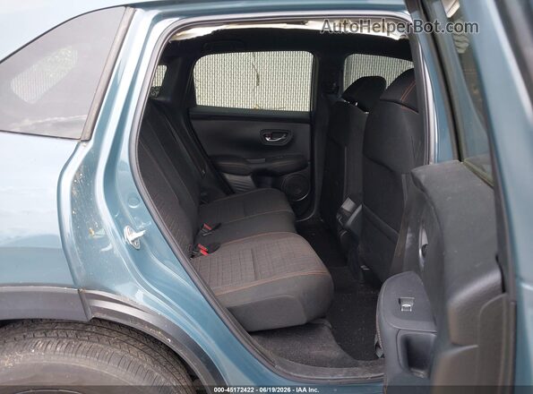 3CZRZ2H5XPM743484 2023 HONDA HR-V Blue Вид наклейки з VIN-кодом