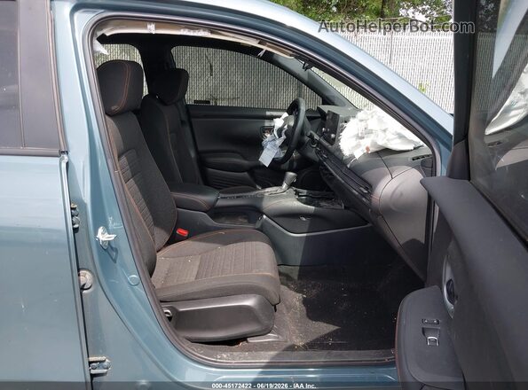 3CZRZ2H5XPM743484 2023 HONDA HR-V Blue Вид салону спереду