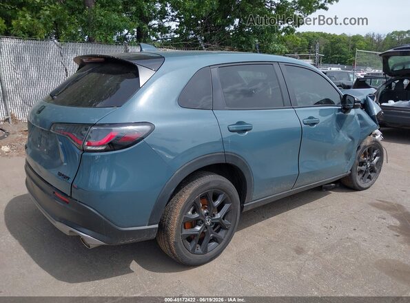 3CZRZ2H5XPM743484 2023 HONDA HR-V Blue Задня права чверть