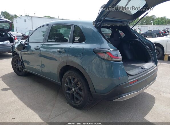 3CZRZ2H5XPM743484 2023 HONDA HR-V Blue Задня ліва чверть