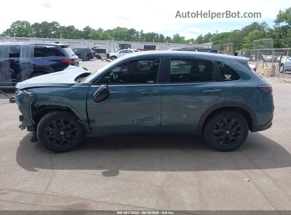 3CZRZ2H5XPM743484 2023 HONDA HR-V Blue Вид задньої частини салону