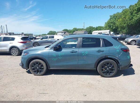 3CZRZ2H5XRM737297 2024 HONDA HR-V Blue Панорамний вид салону 360°