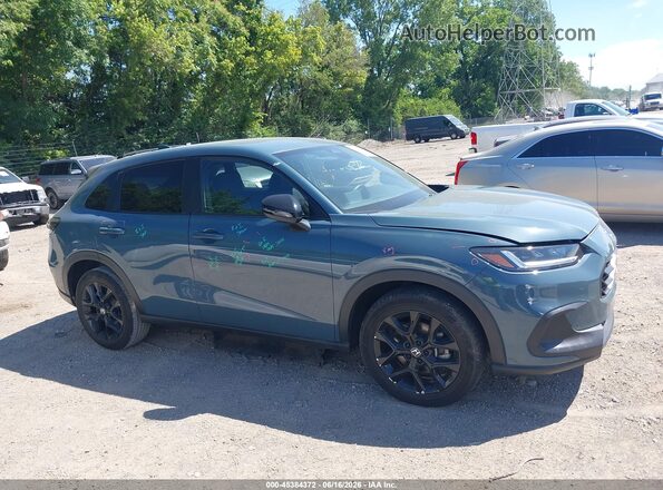 3CZRZ2H5XRM737297 2024 HONDA HR-V Blue Вид задньої частини салону