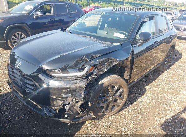 3CZRZ2H5XRM779789 2024 HONDA HR-V Черный Передняя левая четверть