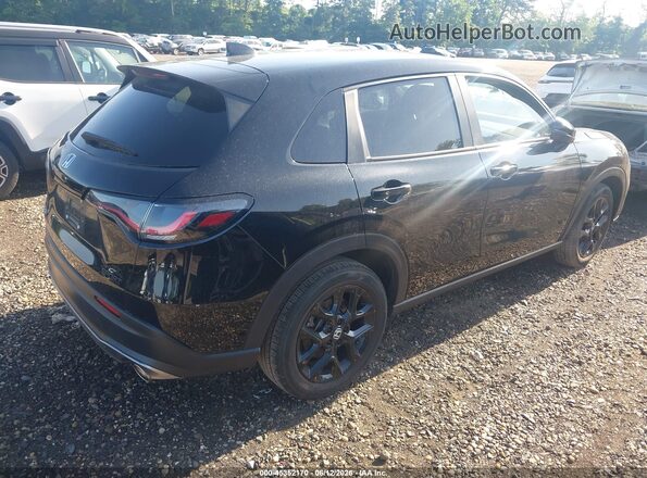 3CZRZ2H5XRM779789 2024 HONDA HR-V Черный Задняя правая четверть