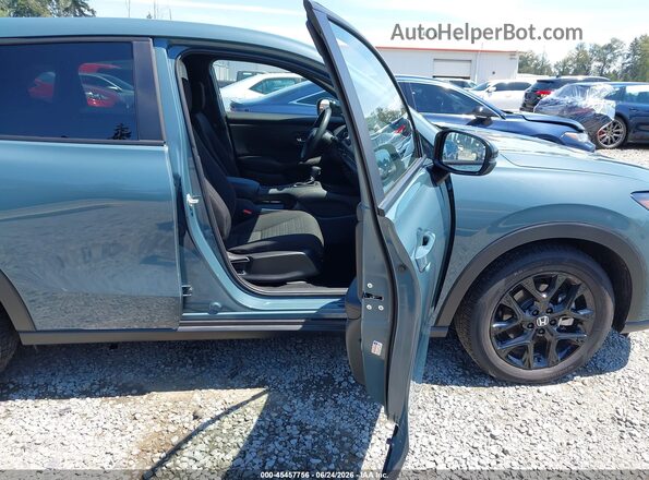 3CZRZ2H5XRM784023 2024 HONDA HR-V Blue Vista interior delantera