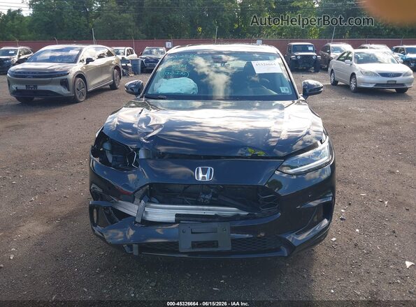 3CZRZ2H71RM748139 2024 HONDA HR-V Black Դիմացի տեսք