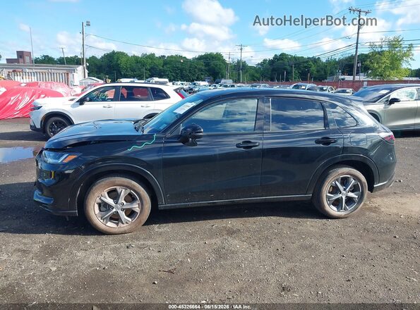 3CZRZ2H71RM748139 2024 HONDA HR-V Black Սալոնի 360 աստիճան տեսք