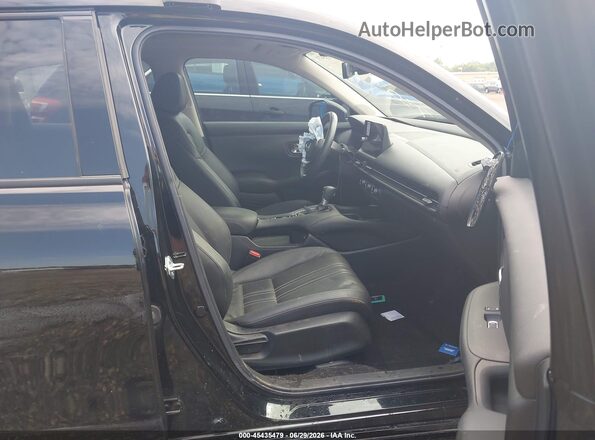 3CZRZ2H72PM730715 2023 HONDA HR-V Black Widok wnętrza z przodu