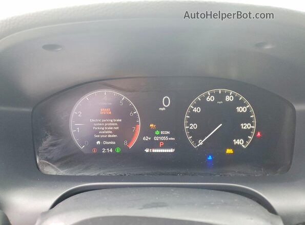 3CZRZ2H72SM710750 2025 HONDA HR-V White Instrument cluster view