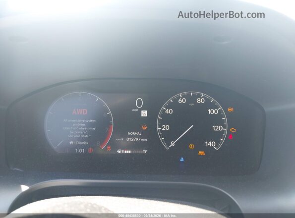 3CZRZ2H74RM781586 2024 HONDA HR-V White Widok tylnych siedzeń