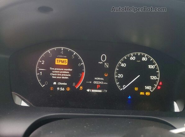 3CZRZ2H74TM743802 2026 HONDA HR-V Black Instrument cluster view