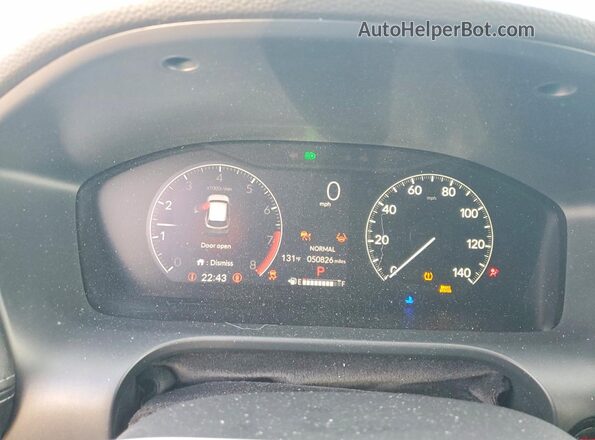 3CZRZ2H75PM705050 2023 HONDA HR-V Teal Instrument cluster view