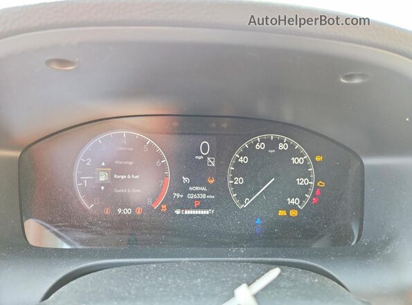 3CZRZ2H75RM719226 2024 HONDA HR-V Silver Instrument cluster view