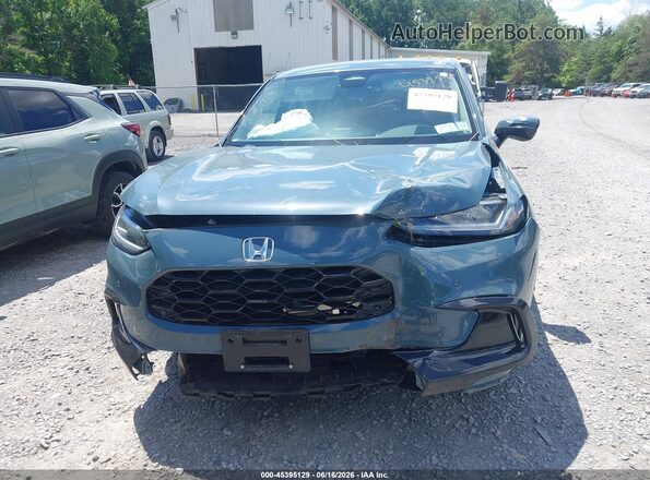 3CZRZ2H75RM725706 2024 HONDA HR-V Blue ხელსაწყოთა პანელის ხედი