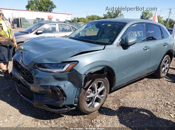 3CZRZ2H75RM746555 2024 HONDA HR-V Gray Առջևի ձախ երեք քառորդ տեսարան