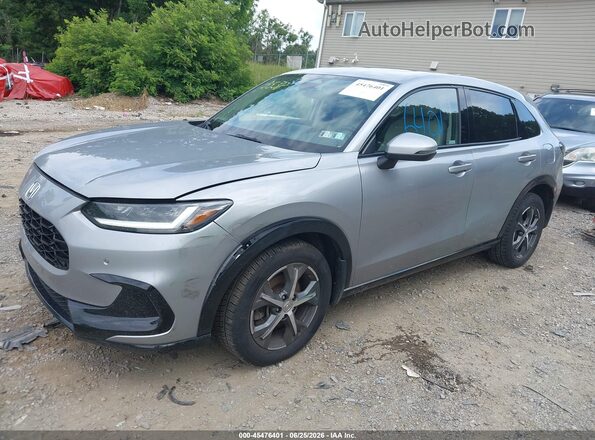 3CZRZ2H76PM730538 2023 HONDA HR-V Silver წინა მარცხენა ხედი სამი მეოთხედიდან