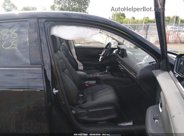3CZRZ2H76VM703028 2027 HONDA HR-V Black წინა სალონის ხედი
