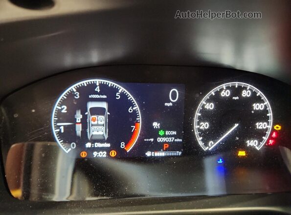 3CZRZ2H77SM765078 2025 HONDA HR-V Черный Вид щитка приборов