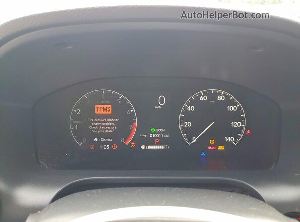 3CZRZ2H77SM771835 2025 HONDA HR-V Красный Вид щитка приборов