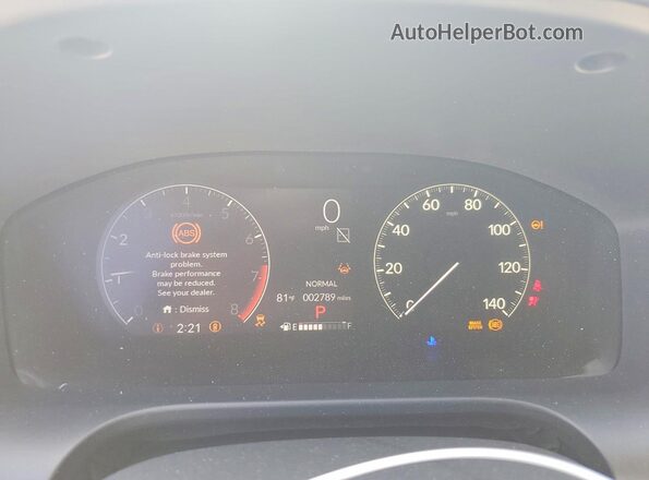 3CZRZ2H77TM705478 2026 HONDA HR-V Серебряный Вид щитка приборов