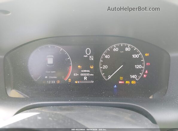 3CZRZ2H77TM725472 2026 HONDA HR-V Gray Вид задніх сидінь