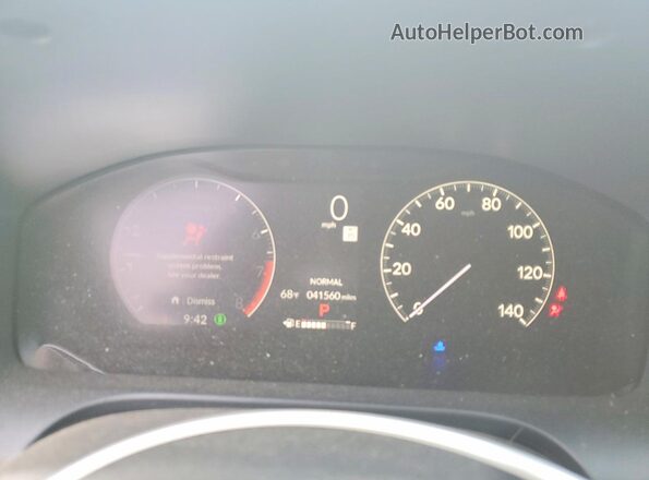 3CZRZ2H78RM781915 2024 HONDA HR-V White Vista del cuadro de instrumentos