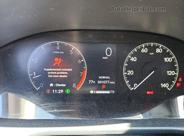 3CZRZ2H7XRM741397 2024 HONDA HR-V White Instrument cluster view