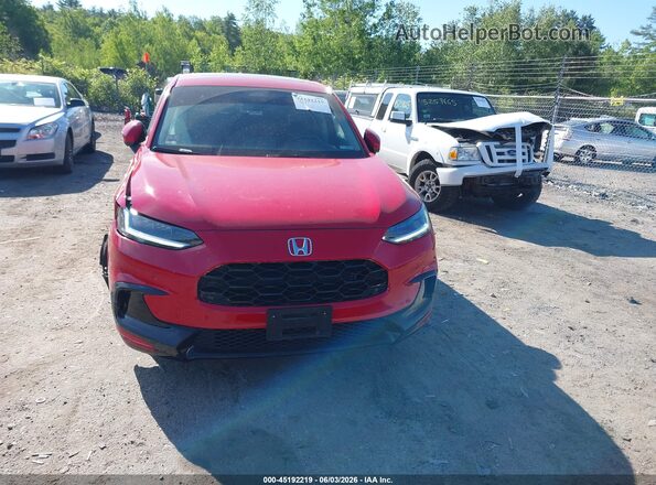 3CZRZ2H7XSM747383 2025 HONDA HR-V Red ხელსაწყოთა პანელის ხედი